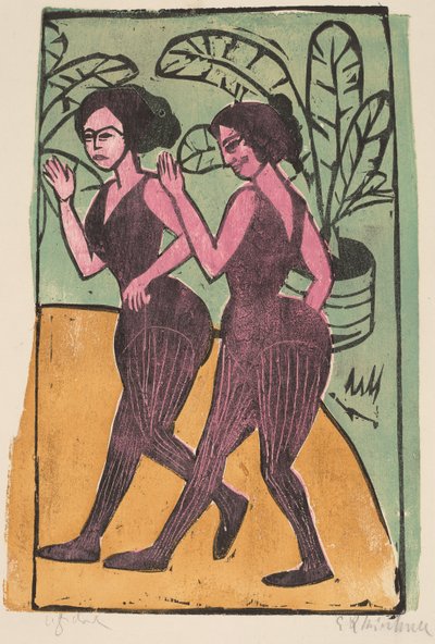 Danseurs anglais, 1911 - Ernst Ludwig Kirchner