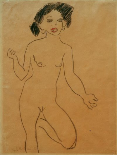 Milli racontant - Ernst Ludwig Kirchner