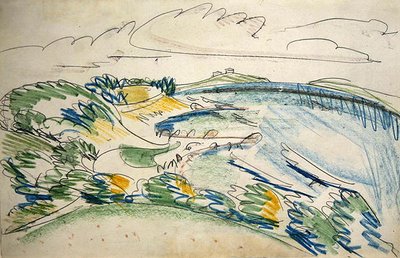 Côte de Fehmarn près de Wulfen - Ernst Ludwig Kirchner