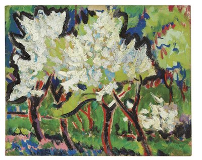 Arbres en fleurs IV, 1909 - Ernst Ludwig Kirchner