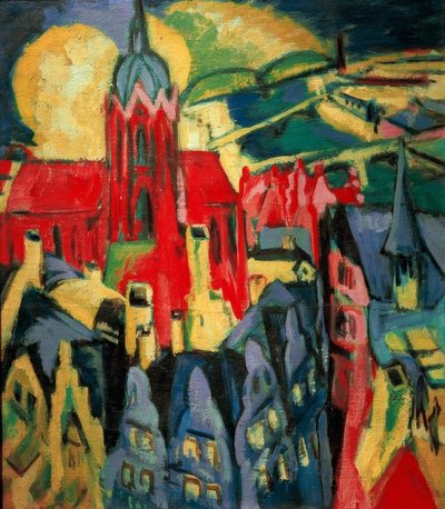 Cathédrale de Francfort - Ernst Ludwig Kirchner