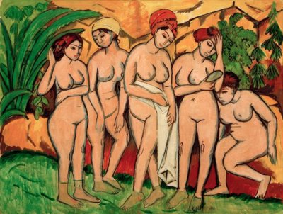 Femmes au bain - Ernst Ludwig Kirchner
