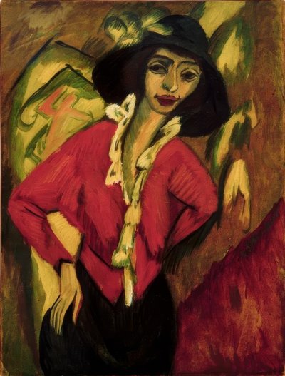 Tête de femme, Gerda - Ernst Ludwig Kirchner