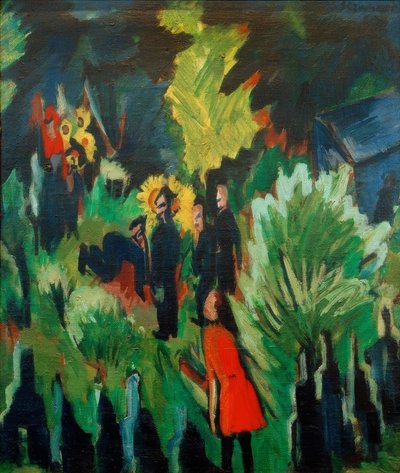 Jardin Graef à Iéna - Ernst Ludwig Kirchner
