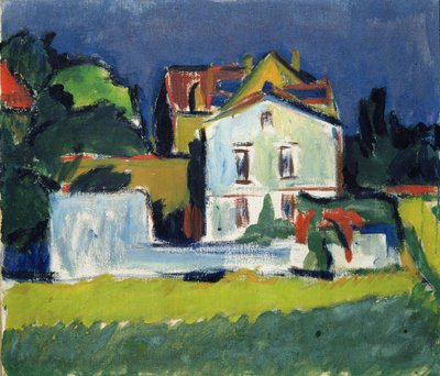 Maison dans un paysage - Ernst Ludwig Kirchner
