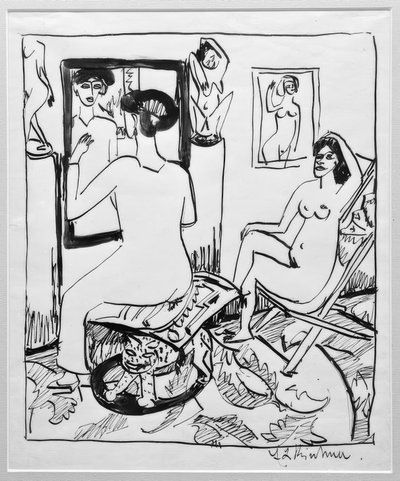 Intérieur II - Ernst Ludwig Kirchner