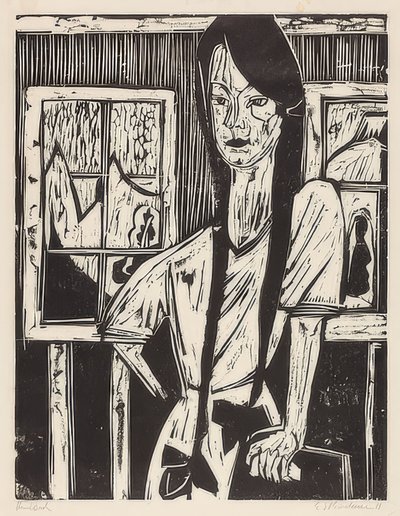 Jeune fille - Ernst Ludwig Kirchner