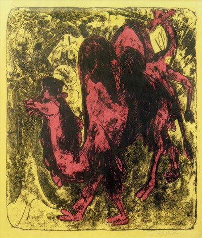 Chameau et dromadaire - Ernst Ludwig Kirchner