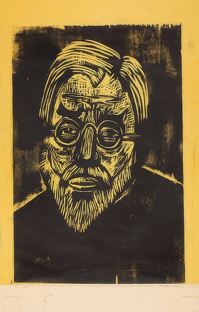 Tête de Jakob Bosshart - Ernst Ludwig Kirchner