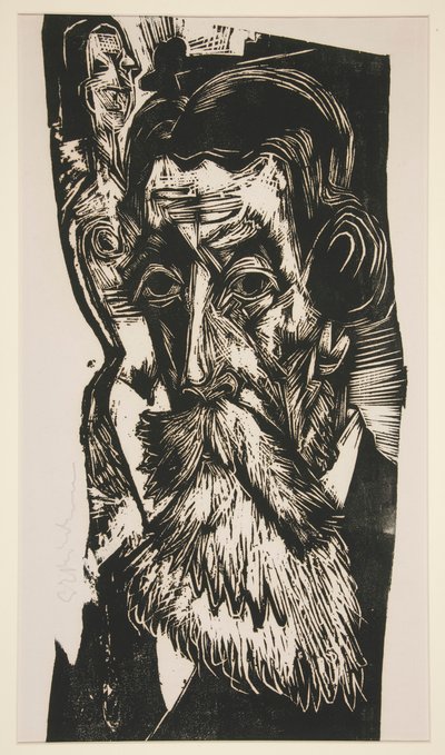 Portrait de Ludwig Schames - Ernst Ludwig Kirchner
