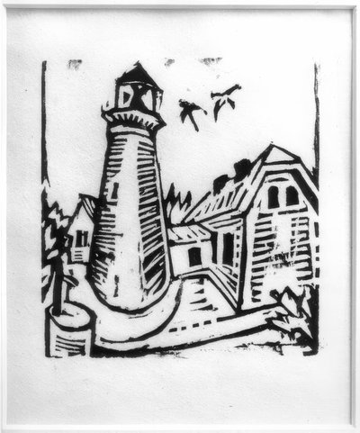 Phare sur Fehmarn - Ernst Ludwig Kirchner