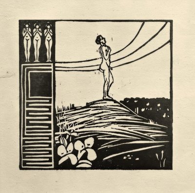 Figure masculine sur une montagne (Le Désir) - Ernst Ludwig Kirchner