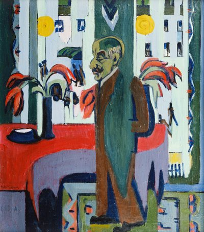 Max Liebermann dans son Atelier, 1926 - Ernst Ludwig Kirchner