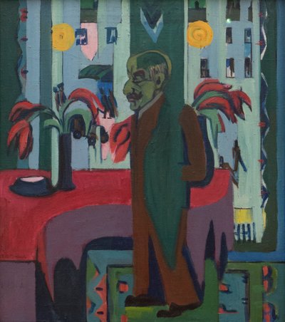 Max Liebermann dans son atelier, 1926-1928 - Ernst Ludwig Kirchner