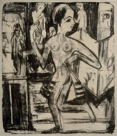 Danseuse nue - Ernst Ludwig Kirchner