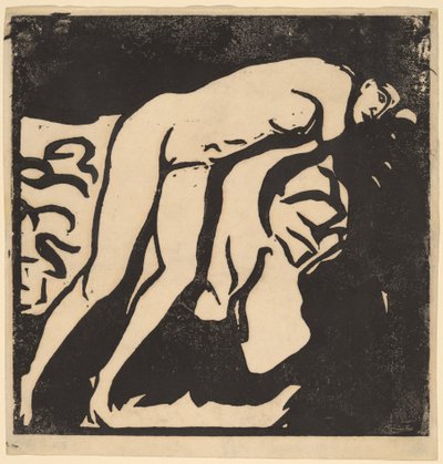 Fille nue - Ernst Ludwig Kirchner