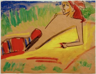 Sans titre (Fränzi allongée près de l