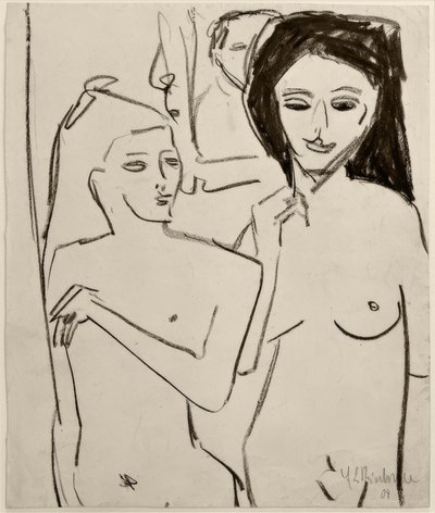 Sans titre (Deux filles nues) - Ernst Ludwig Kirchner
