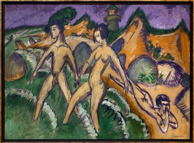Sur la mer - Ernst Ludwig Kirchner