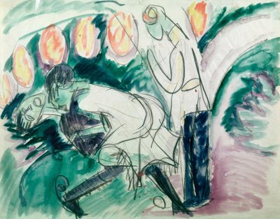 Pantomime III - Ernst Ludwig Kirchner