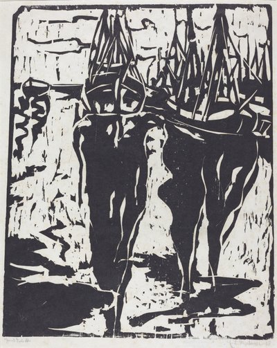 Scène de port - Ernst Ludwig Kirchner