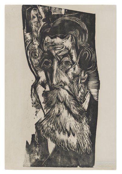 Portrait de Ludwig Schames - Ernst Ludwig Kirchner