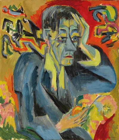 Portrait du poète Leonhard Frank - Ernst Ludwig Kirchner