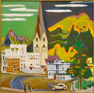 Hôtel de ville de Davos Platz - Ernst Ludwig Kirchner