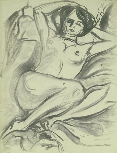 Nu allongé (Isabella) - Ernst Ludwig Kirchner
