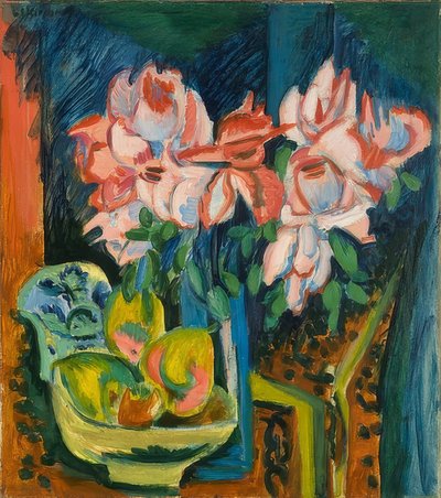 Roses - Ernst Ludwig Kirchner