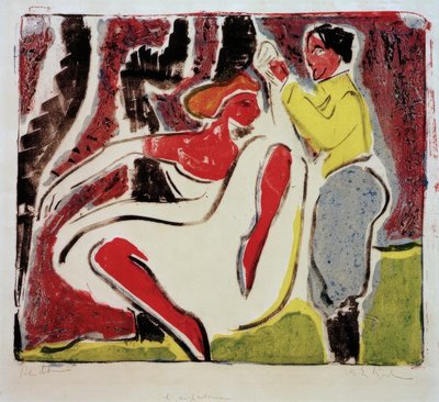 Couple de danseurs russes - Ernst Ludwig Kirchner