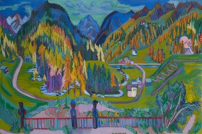 Vallée de Sertig en automne - Ernst Ludwig Kirchner