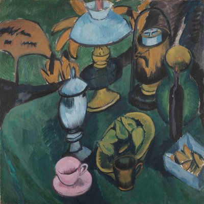 Nature morte avec une lampe, 1912 - Ernst Ludwig Kirchner