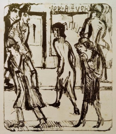 Rue - Ernst Ludwig Kirchner