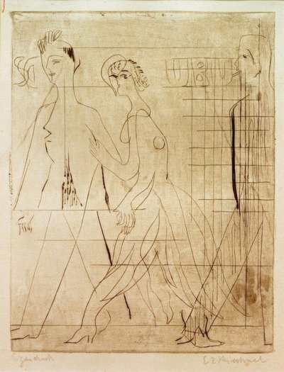 Scène de rue - Ernst Ludwig Kirchner