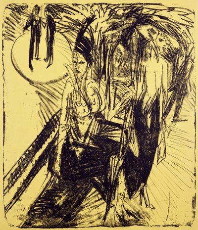 Prostituées sur Kurfürstendamm - Ernst Ludwig Kirchner