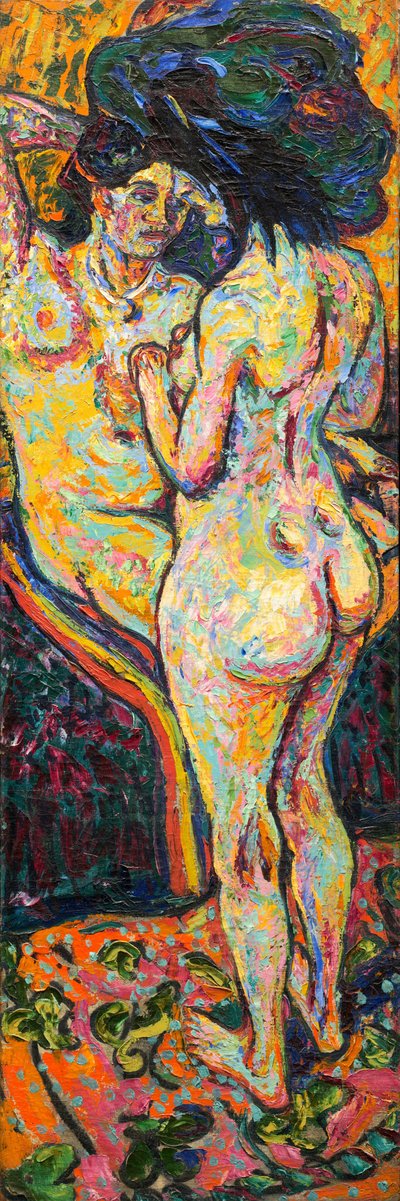 Deux Nus [recto] - Ernst Ludwig Kirchner