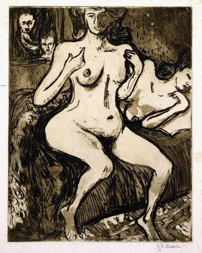 Deux femmes, 1907 - Ernst Ludwig Kirchner