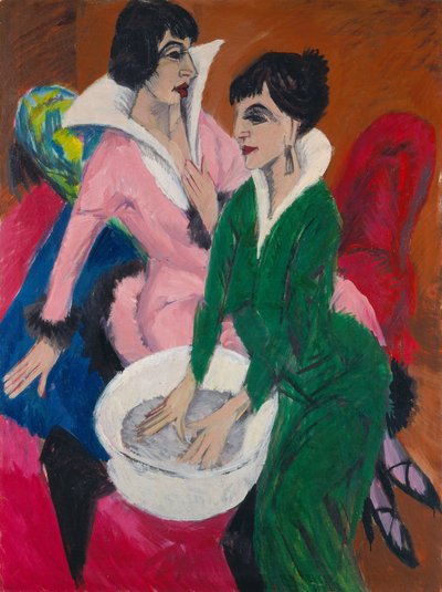 Deux femmes près d