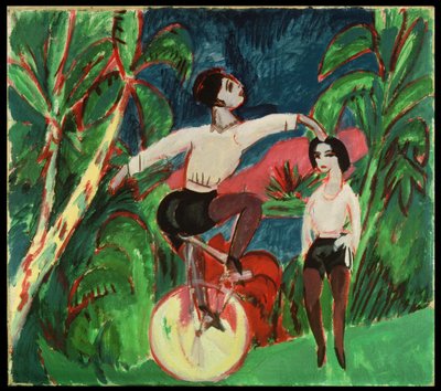 Cavalier monocycle - Ernst Ludwig Kirchner