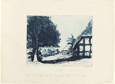 Rue de village - Ernst Ludwig Kirchner