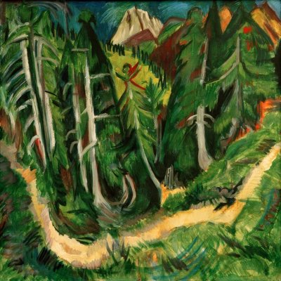 Gorge boisée Stafel - Ernst Ludwig Kirchner