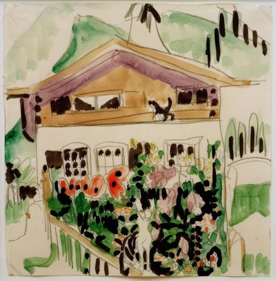 Maison de Wildboden - Ernst Ludwig Kirchner
