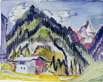 Maison dans la nature, 1924-25 - Ernst Ludwig Kirchner