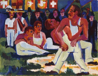 Lutteur, 1923 - Ernst Ludwig Kirchner