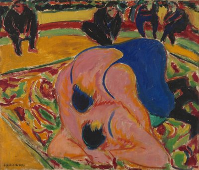 Lutteurs dans un cirque - Ernst Ludwig Kirchner
