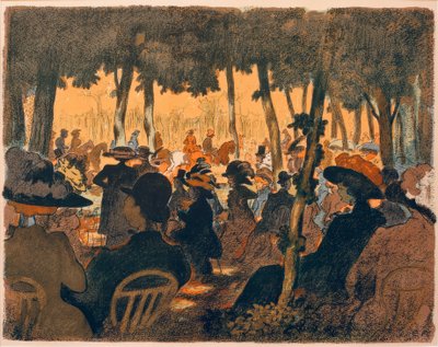 Personnes dans le parc - Ernst Matthes
