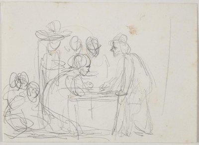 Étude pour "Le Scribe et la Fille" - Ernst Meyer