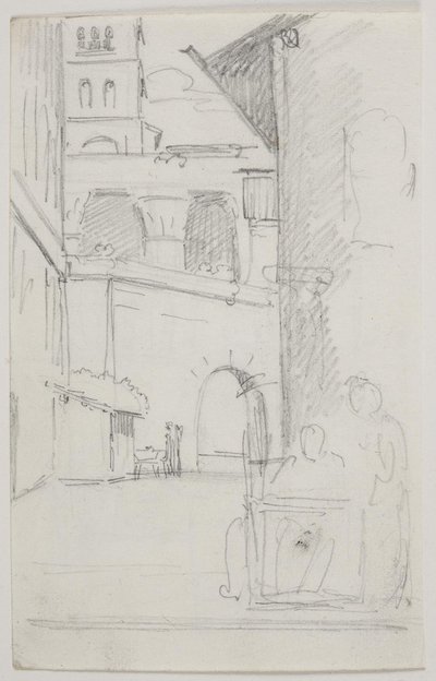 Étude pour "Le Scribe et la Fille" - Ernst Meyer