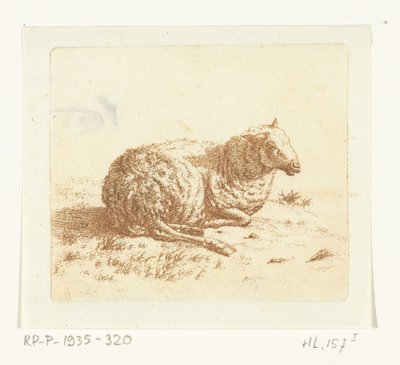 Mouton couché - Ernst Willem Jan Bagelaar